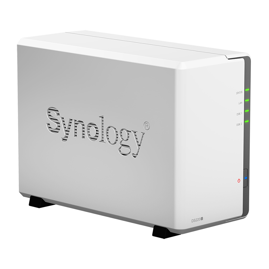 Thiết Bị Lưu Trữ Nas Synology DS 220J Hàng Chính Hãng