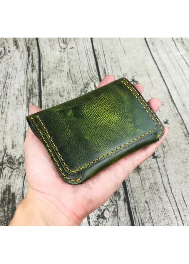 Ví da nam mini đựng giấy tờ, thẻ ATM da bò cao cấp
