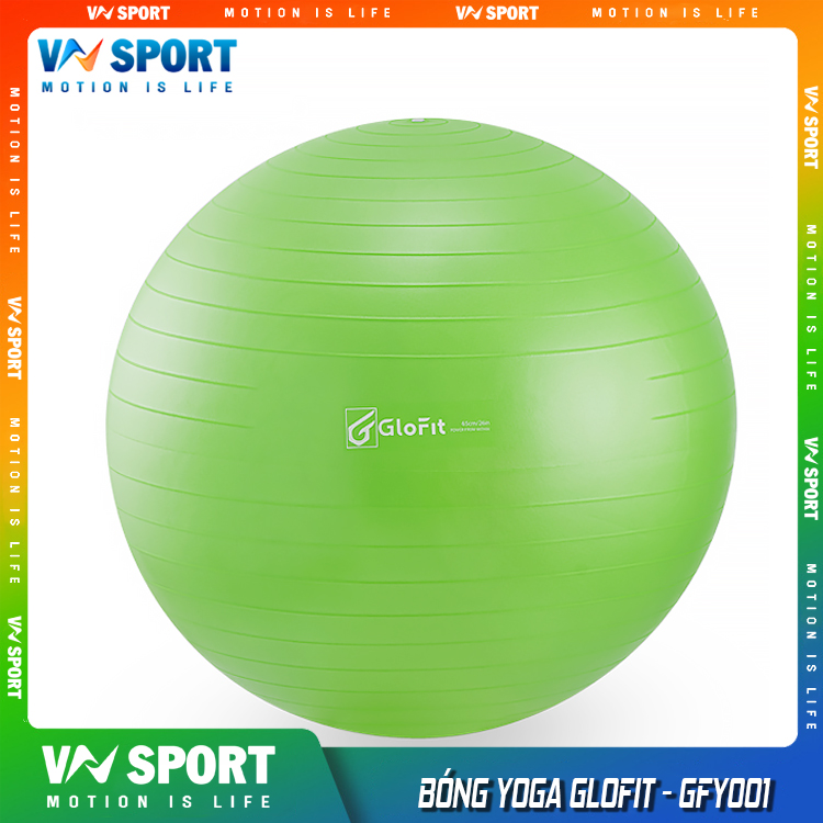 BÓNG TẬP GYM YOGA GLOFIT-GFY001 MÀU XANH LÁ