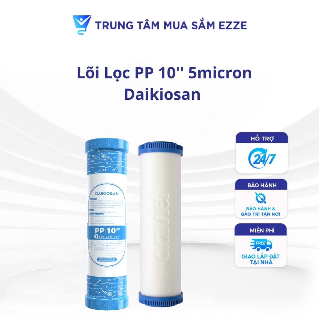 Lõi lọc nước Số 1 PP 5 Micron hàng chính hãng dành cho máy lọc nước RO