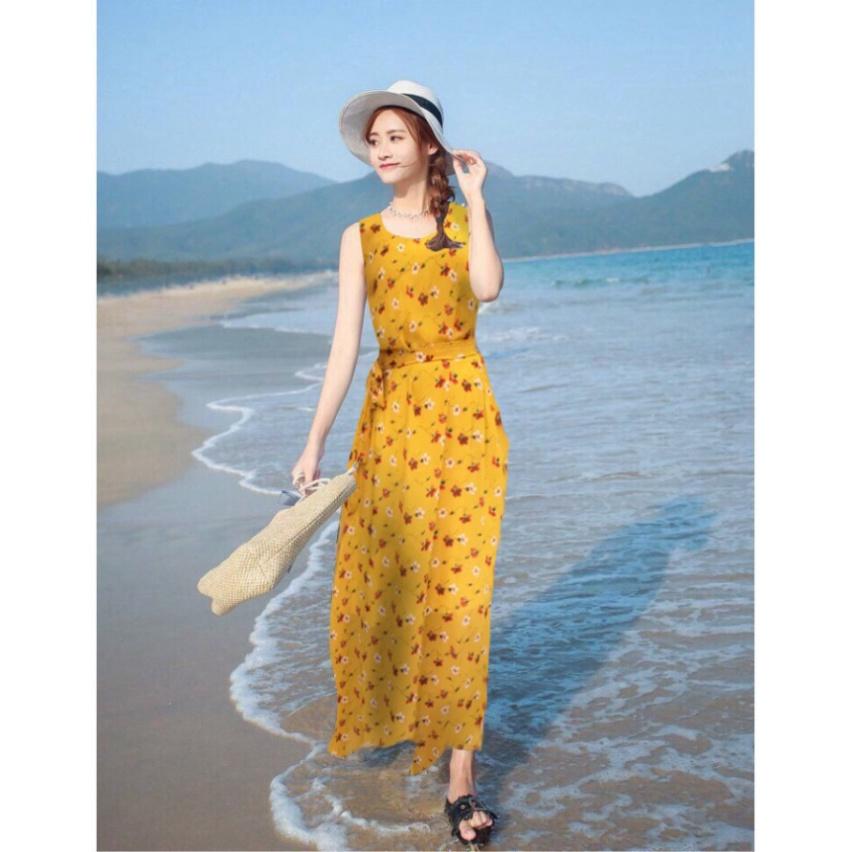 Đầm Váy Nữ Maxi Hoa Duyên Dáng - MH035