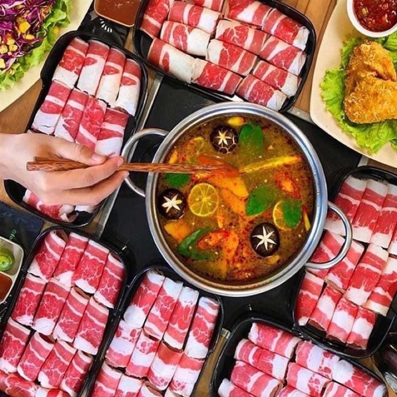 Ba rọi bò Mỹ tươi ngon chất lượng nhúng lẩu nướng - 500g