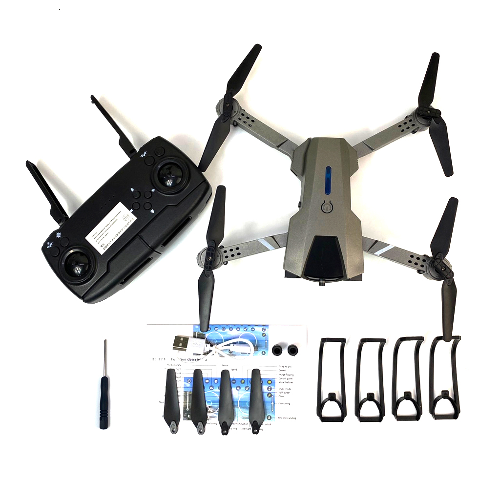 Máy Bay Điều Khiển Từ Xa Flycam P5 PRO Camera Kép Quadcopter UAV Với Bản Nâng Cấp 720P / 1080P / 4K HD FPV E88 Pro GPS WiFi Cảm Biến Chướng Ngại Vật