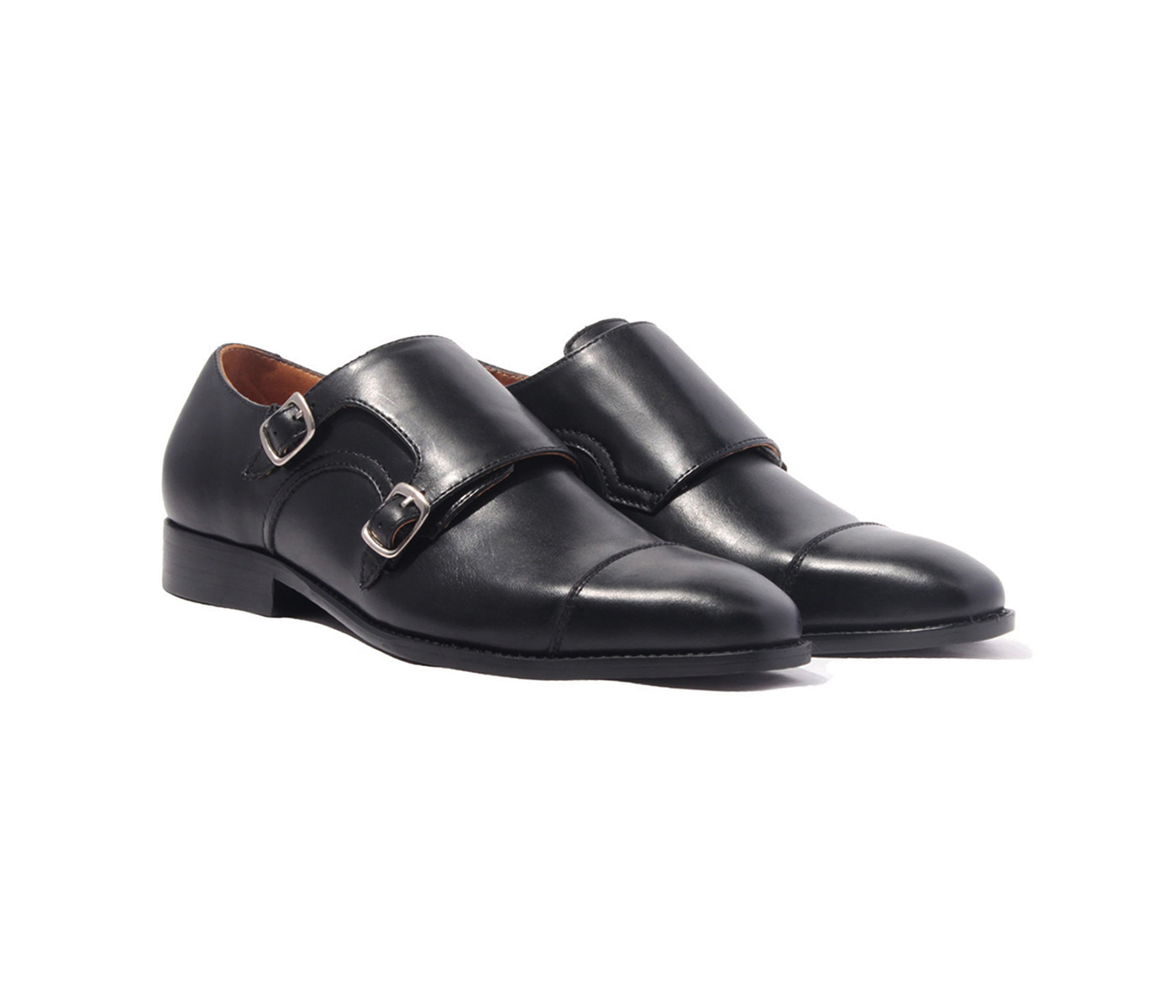 Giày Tây Nam Monkstrap BANULI H1DS3M0 - Da Bò Mộc Siêu Mềm, Đế Khâu Blake Siêu Nhẹ Siêu Êm