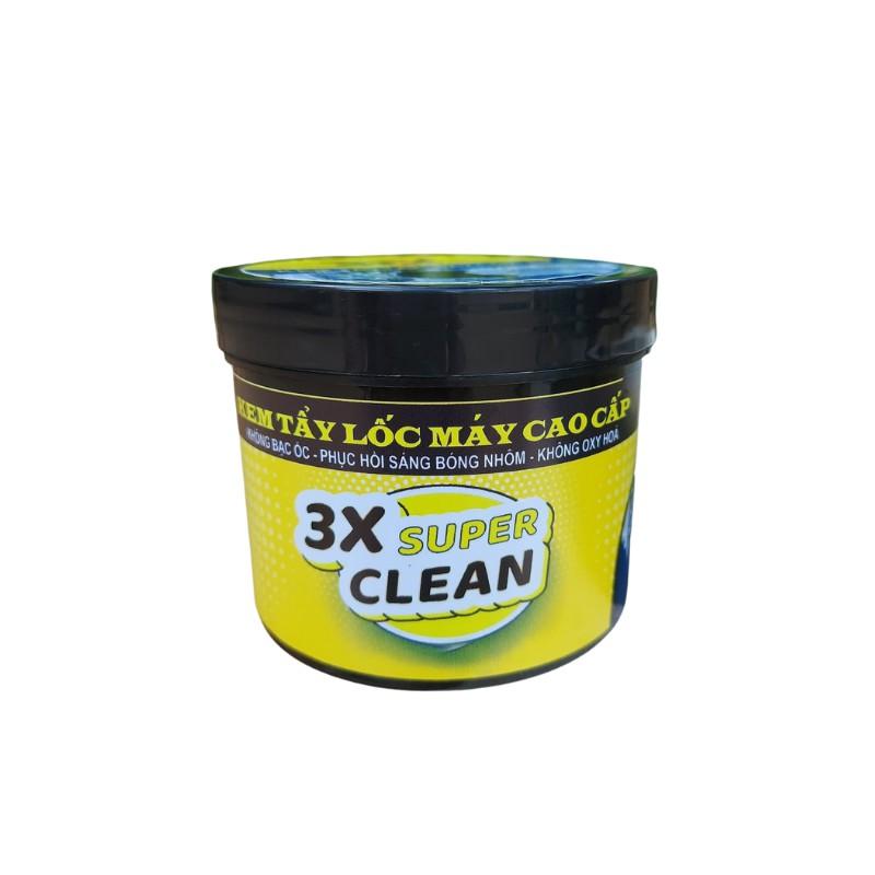 Kem Tẩy Lốc Xe Máy, 3X super Clean 500ml. Tẩy Vết Rỉ Sét Bám Bẩn Lâu Năm