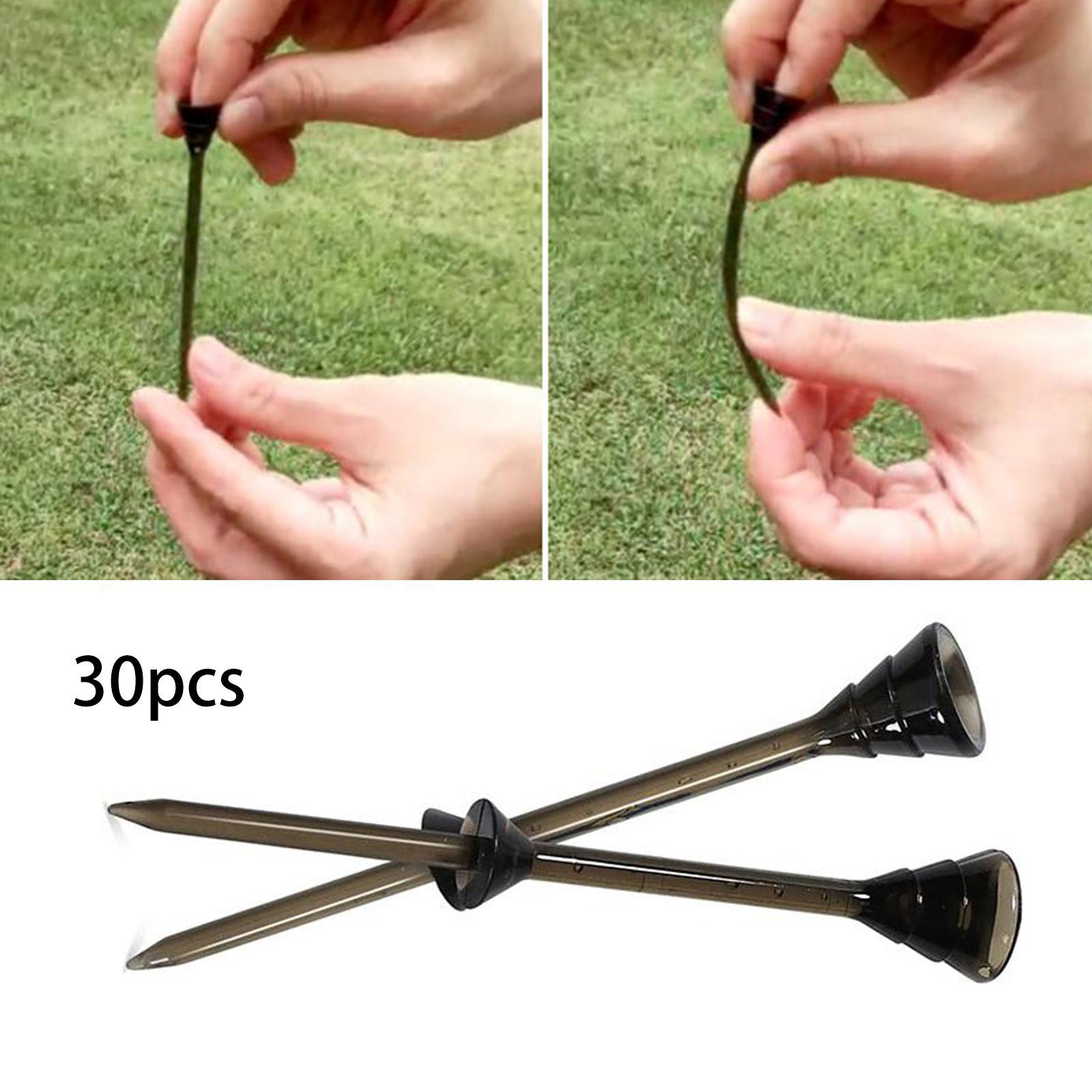 30x Golf Tees Big Cup Training Practice Beginner 83mm Golfing Accessory Ball Nail Holder