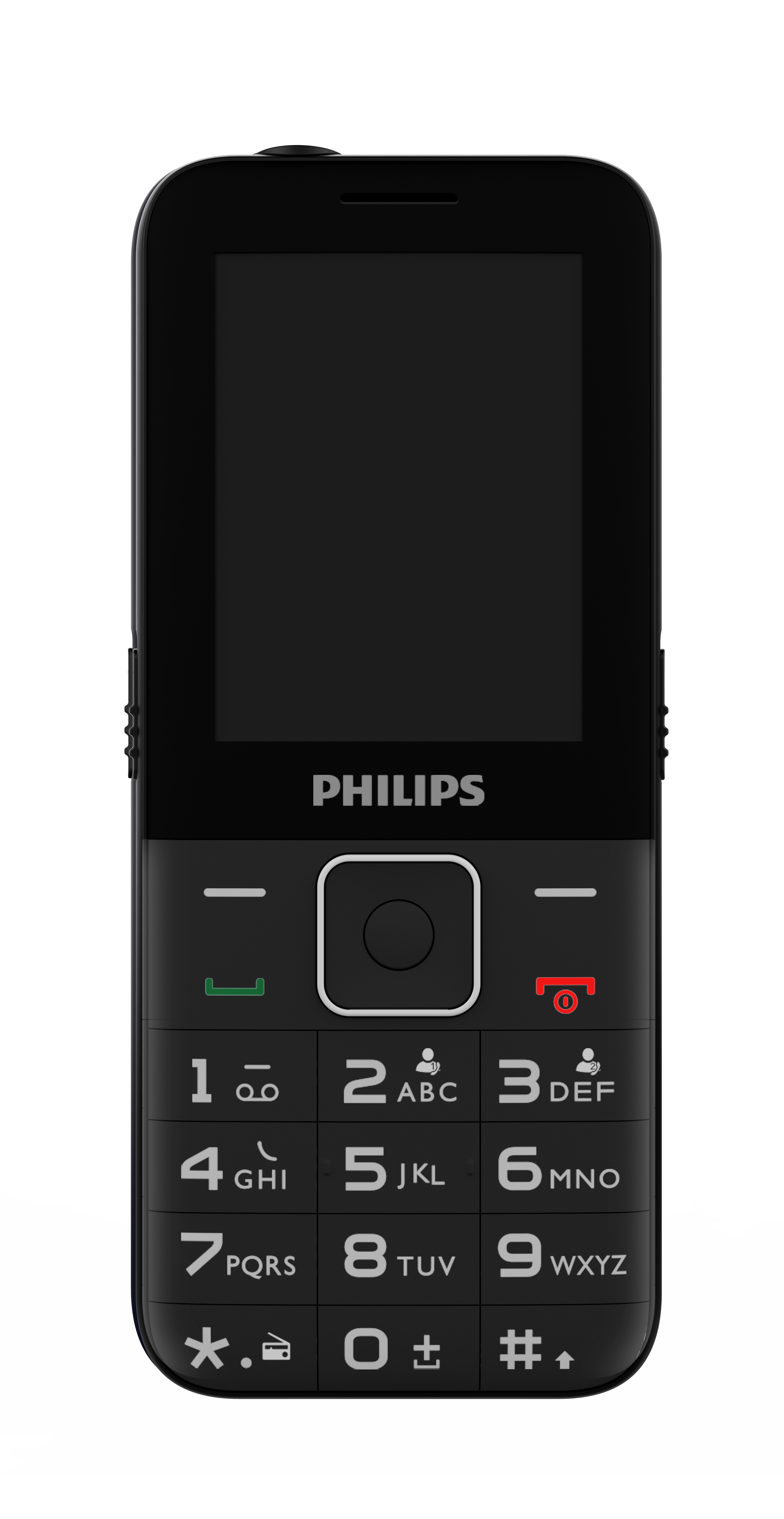 Điện thoại di động E-UTRA FDD (4G) Philips Xenium E527 Black - Hàng Chính Hãng