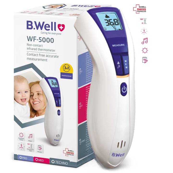 Nhiệt kế hồng ngoại B.Well Swiss WF-5000