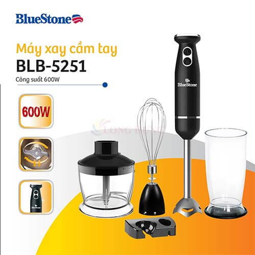 Máy xay sinh tố cầm tay Bluestone BLB-5251 - Hàng chính hãng