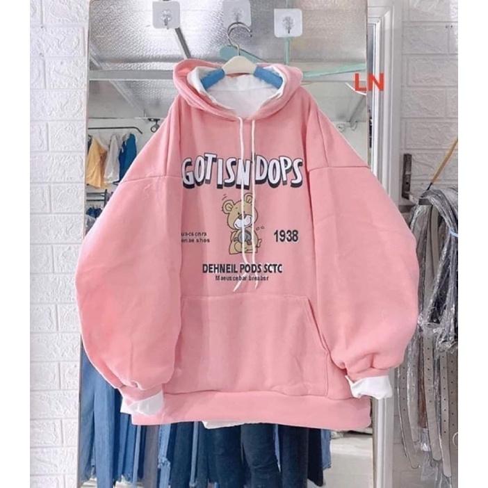 Áo hoodie gấu GOTISN TH6