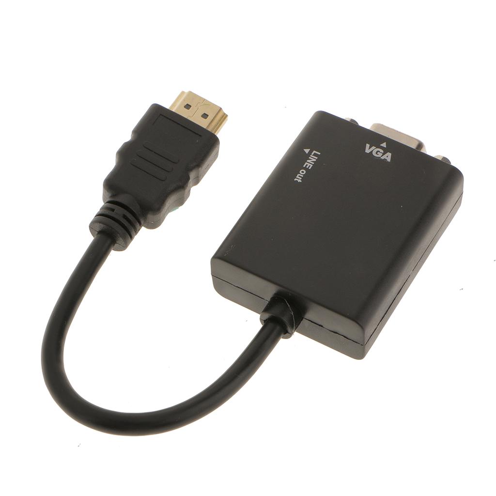 VGA Male to Female Video Converter Micro Mini Adapter for PS3