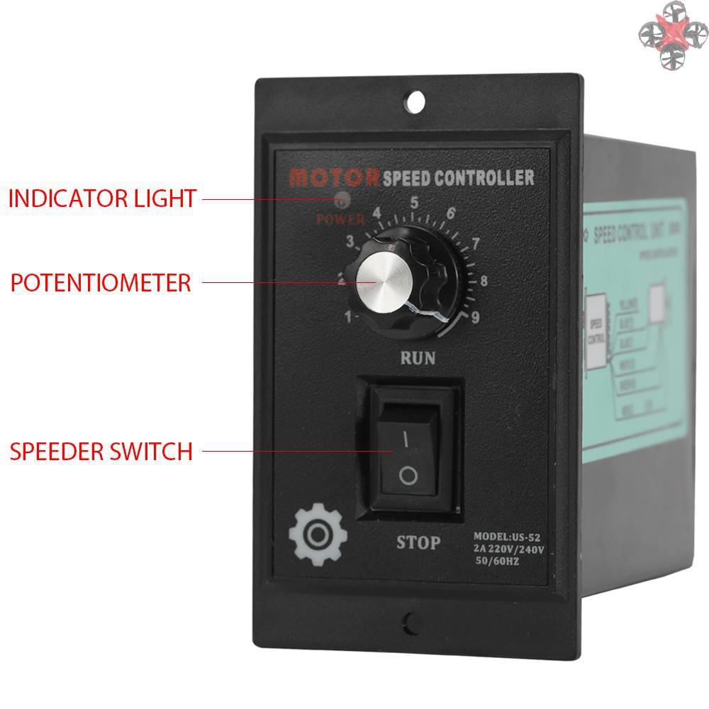 Bộ Điều Khiển Tốc Độ Động Cơ 400w 50 / 60hz 220v Ac
