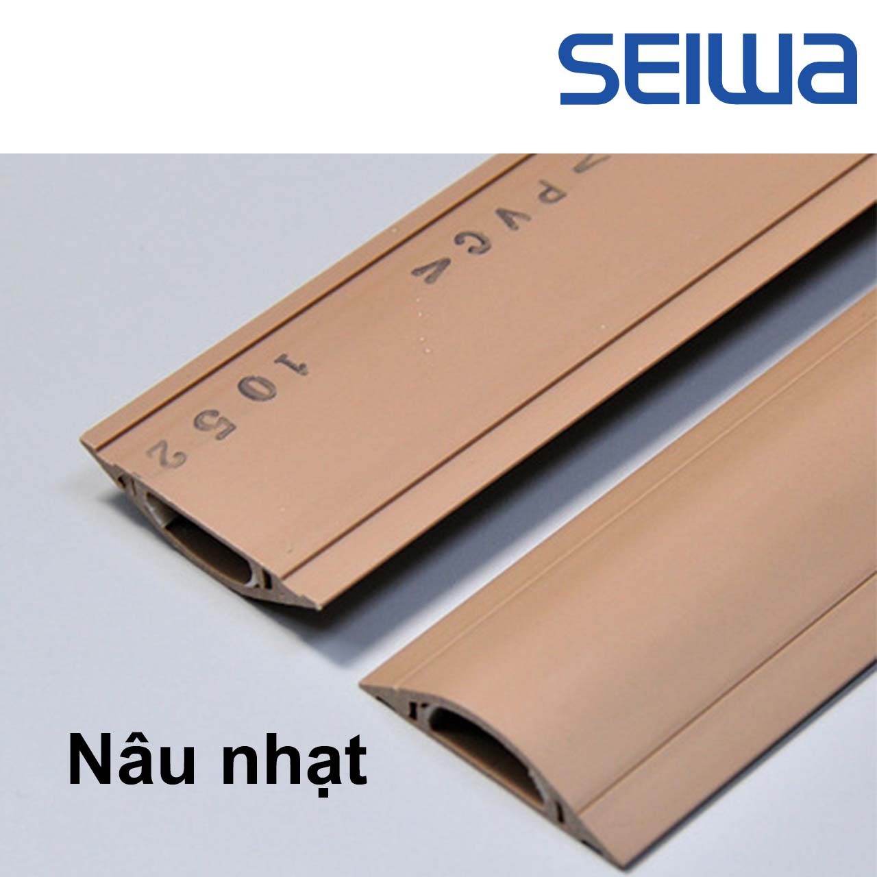 NẸP NHỰA BÁN NGUYỆT NHẬT BẢN -  1M/Cây - 20 Cây/Thùng - 30x8mm - HÀNG CHÍNH HÃNG