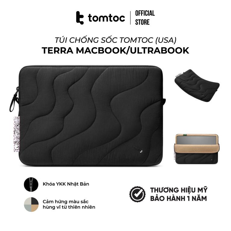 Túi Chống Sốc Tomtoc (USA) Terra cho Macbook/ Ultra 13/14/15/16 - Hàng chính hãng