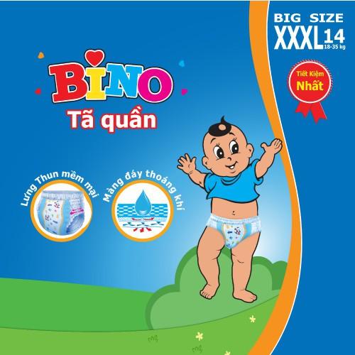 Tã quần Bino Kool Pants size XXX14 công nghệ Nhật Bản lõi siêu thấm hút