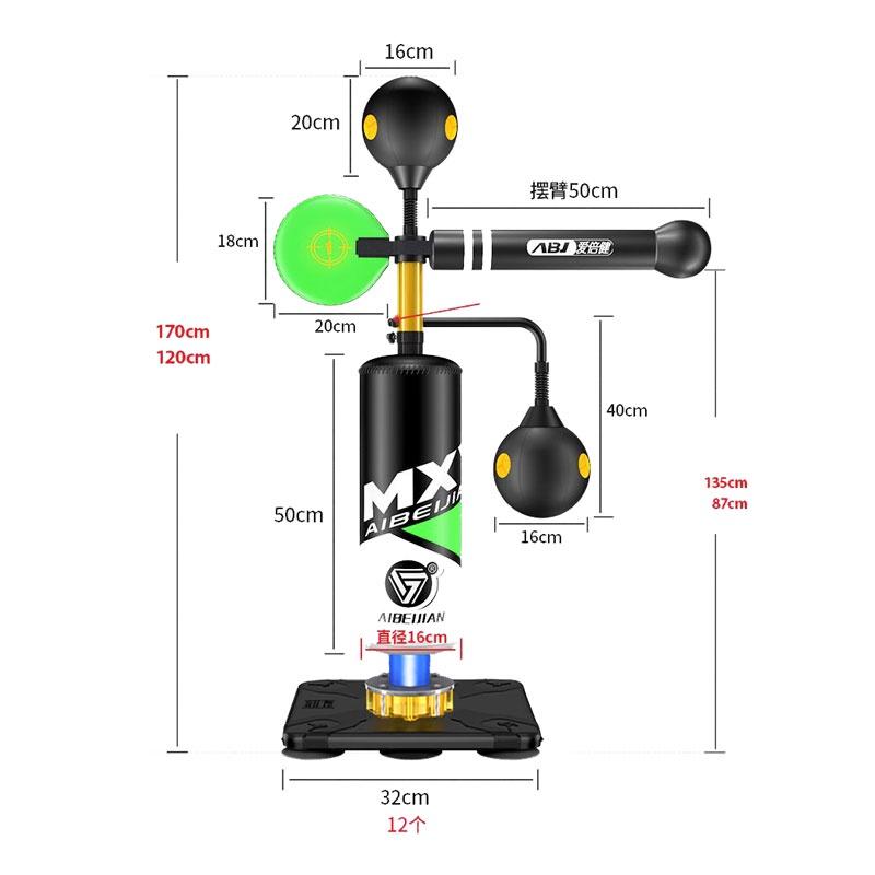 PTS_Trụ boxing đấm đá đa năng trẻ em ABJ 40024