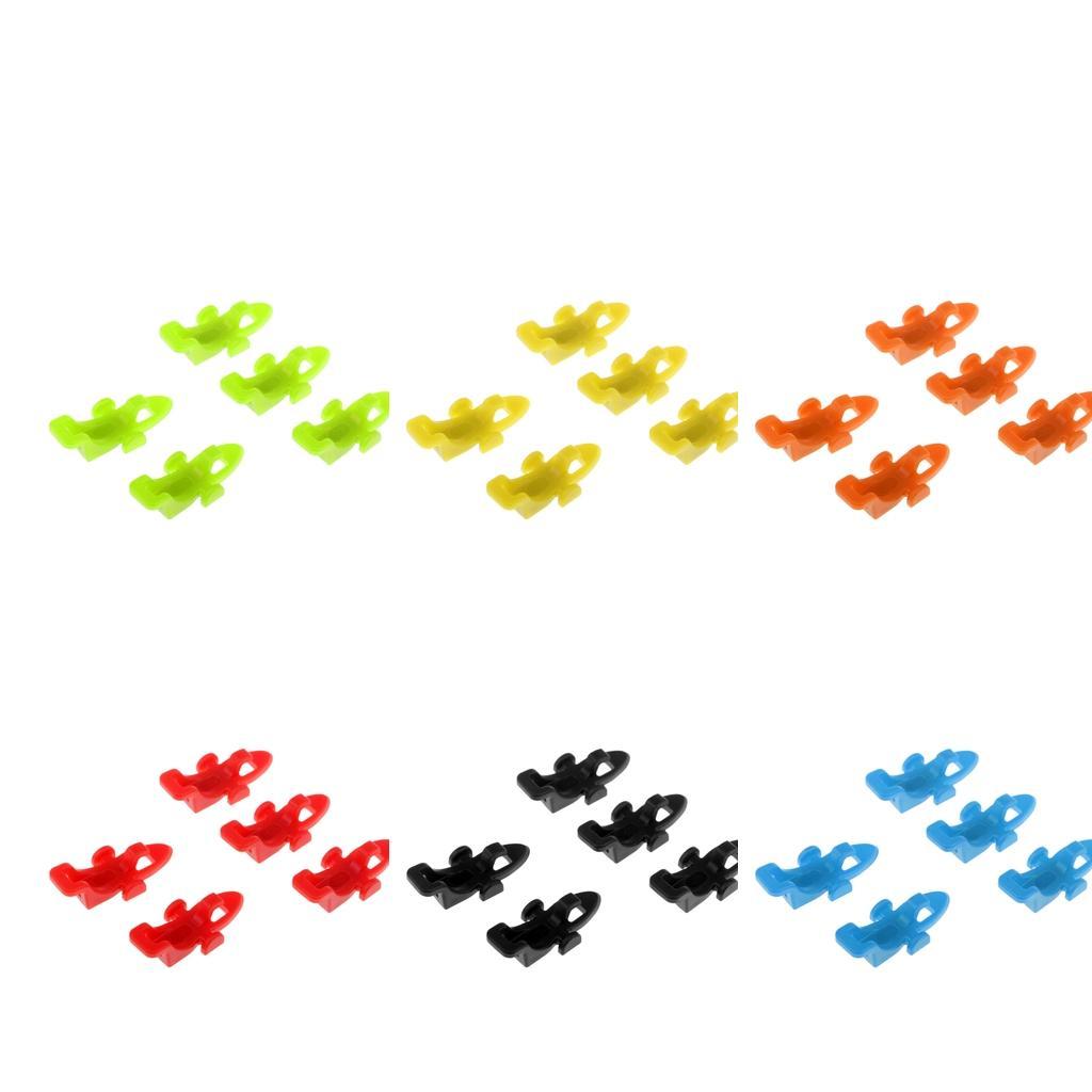 5 Pieces Fishing Hook Adjustable Rod Pole Lure Treble Holder Hang Hooks Bait