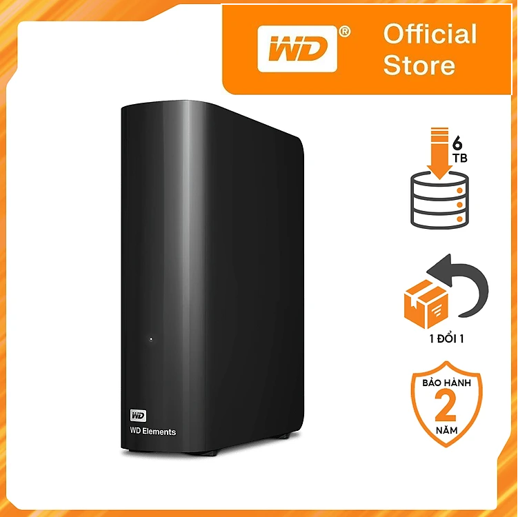 Ổ Cứng Di Động WD WD Elements Portable 3.5 Hàng Chính Hãng
