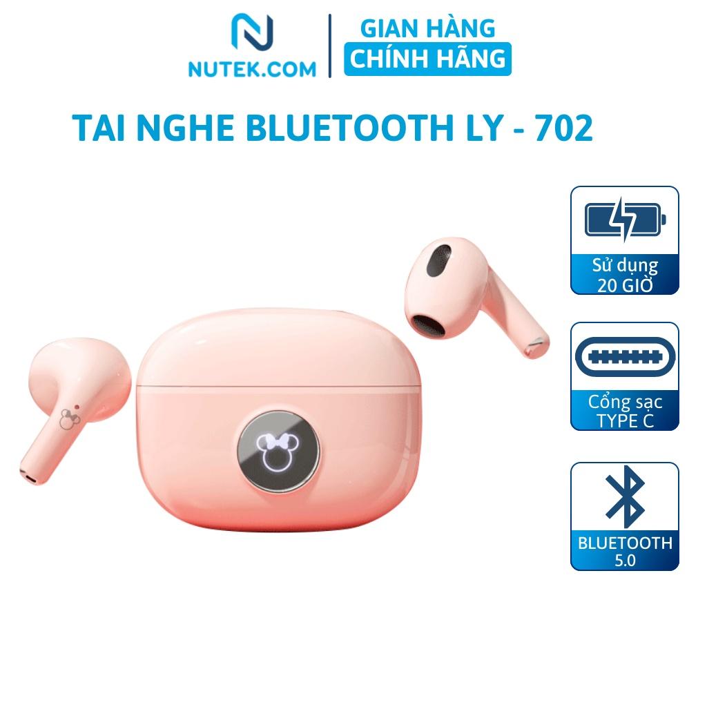 Tai nghe không dây Disney LY-702 bluetooth V5.0 type-C, loại bỏ tiếng ồn, nghe nhạc hay, kiểu dáng dễ thương