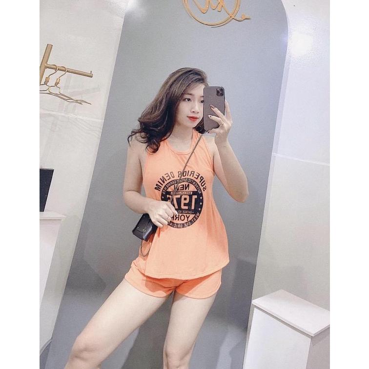 Đồ bộ đùi cotton mặc nhà dễ thương-HT1911