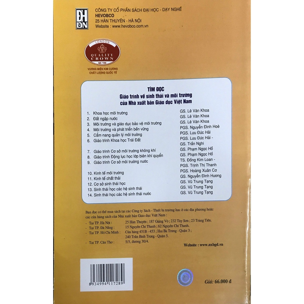 Giáo Trình Ô Nhiễm Môi Trường Đất Và Biện Pháp Xử Lý