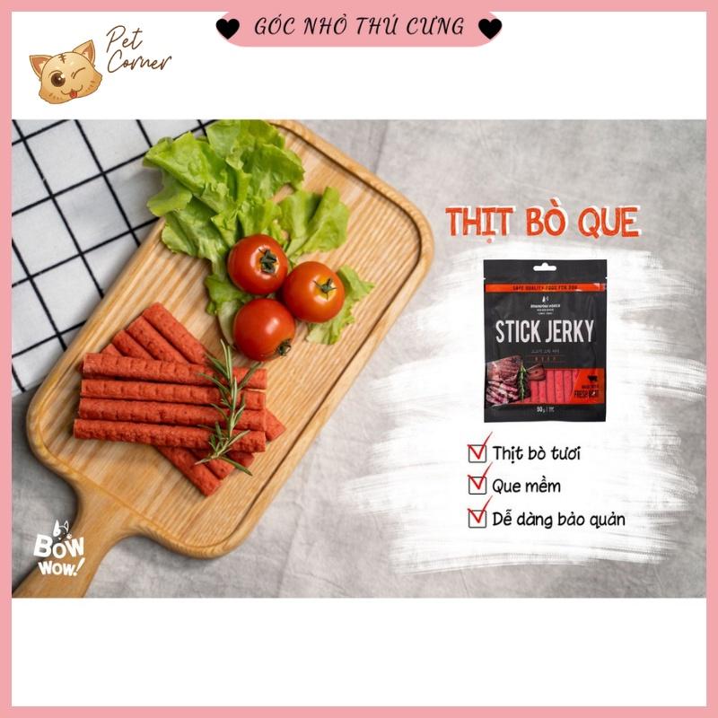 Thịt que mềm Bowwow Stick Jerky cho chó - Bánh thưởng cao cấp cho thú cưng