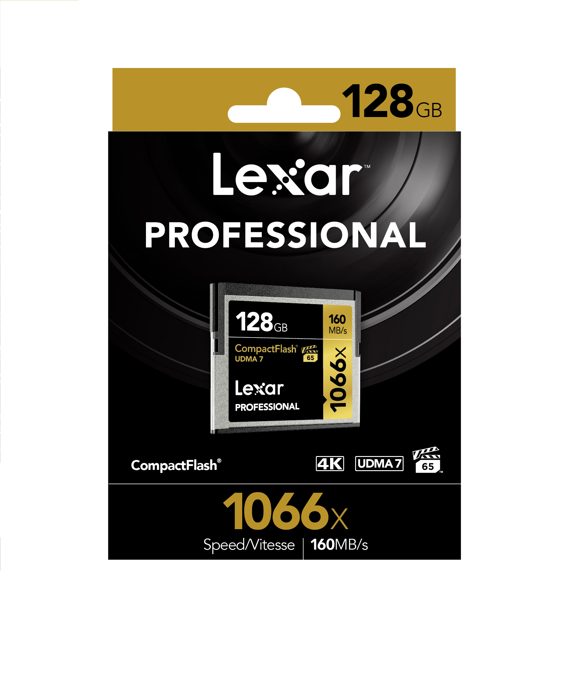 Thẻ Nhớ Lexar CF 128GB Professional 1066x  (160 Mb/s) - Hàng chính hãng