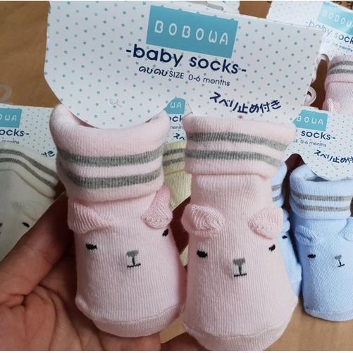 Vớ hình thú sơ sinh 3D có gai chống trượt cho bé 0-3 tháng - nhiều mẫu