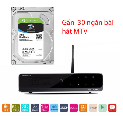 Đầu karaoke Android Himedia q10 pro  hàng chính hãng- Chuyên nghiệp, đa năng