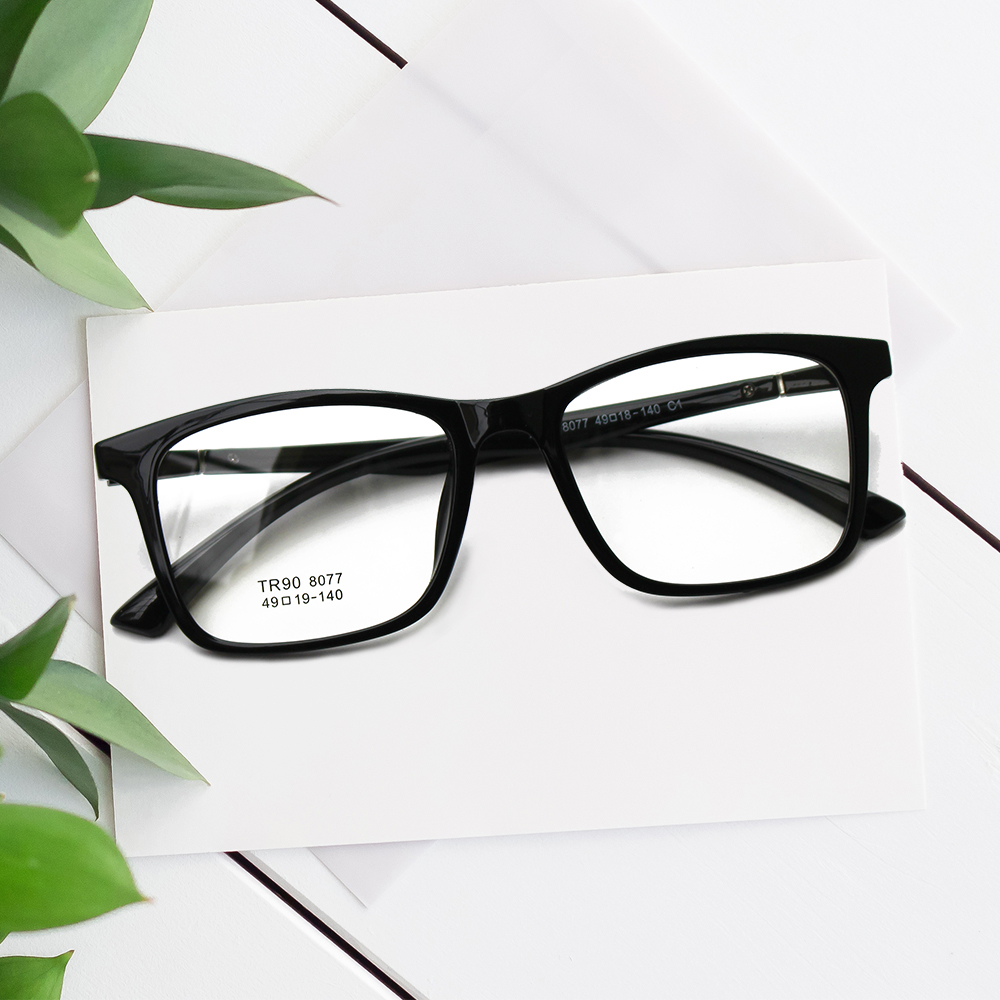 Gọng kính unisex nhựa TR90 phong cách Hàn Quốc BZ8077