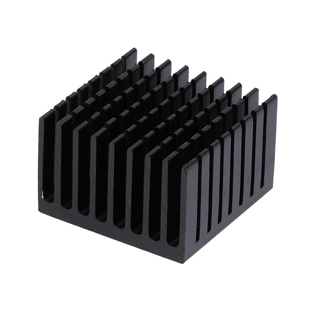 10Pcs Aluminum Heatsink Cooling Fin Radiator 37*37*24mm for IC Led Chip 10W