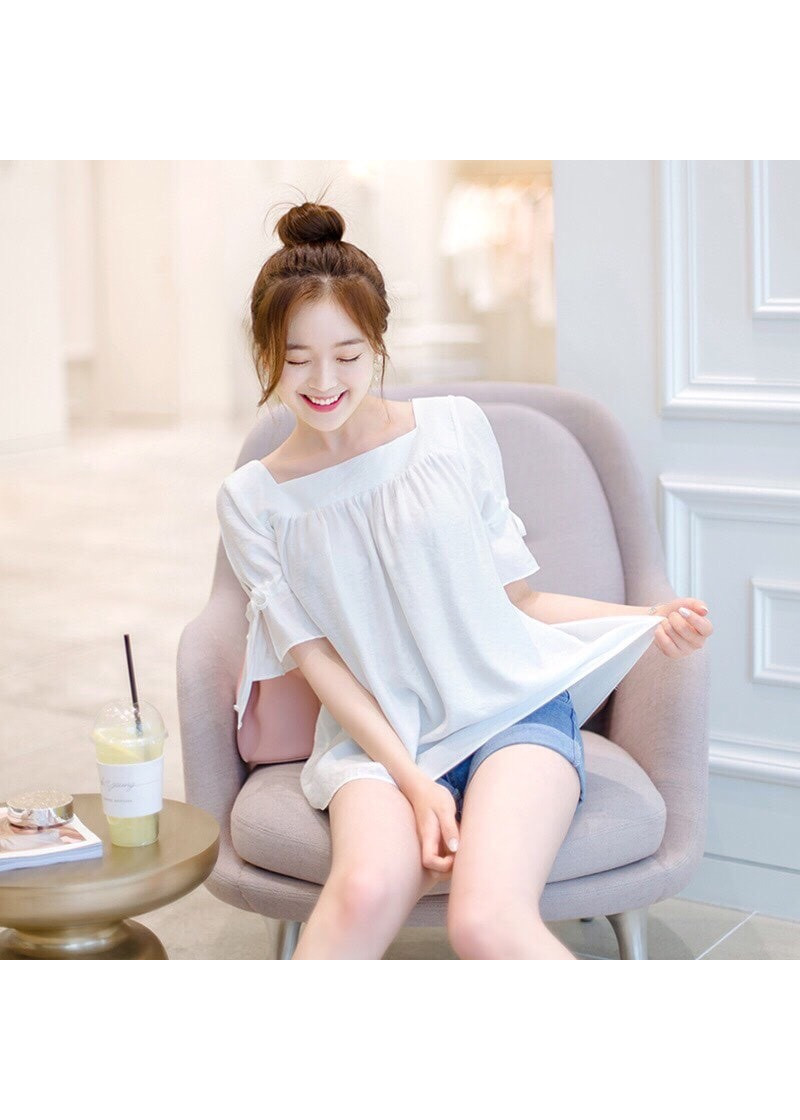 Áo Kiểu Tay Cách Điệu Dễ Thương