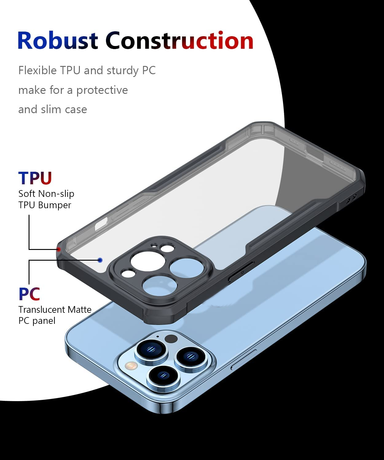 Hình ảnh Ốp lưng chống sốc cho iPhone 13 / 13 Pro / 13 Pro Max hiệu Xundd Fitted Armor Case trang bị túi khí bảo vệ góc, gờ bảo vệ camera - Hàng nhập khẩu