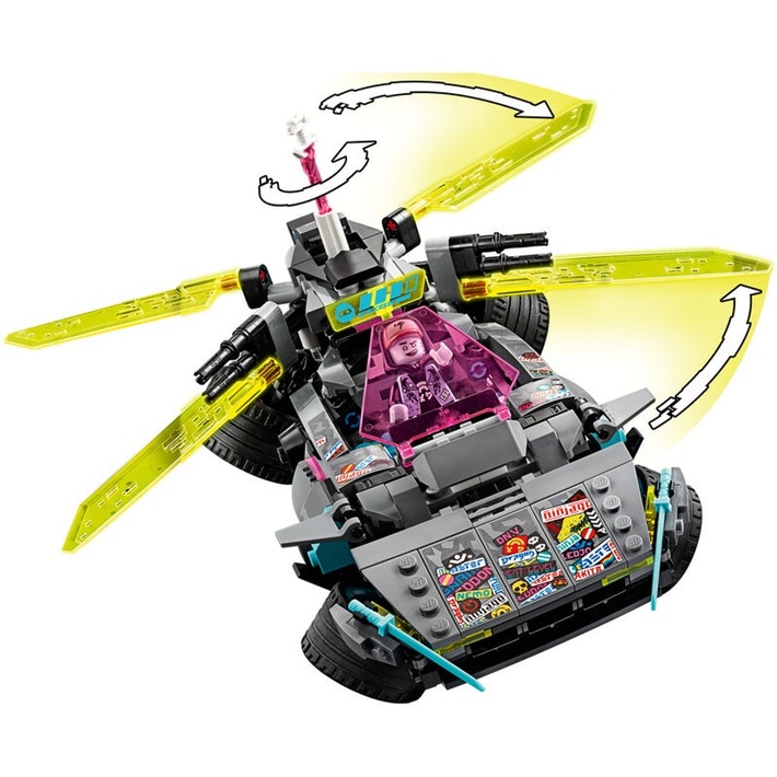 Đồ Chơi Mô Hình Lắp Ráp LEGO NINJAGO Xe Ninja Địa Hình 71710 ( 419 Chi Tiết)