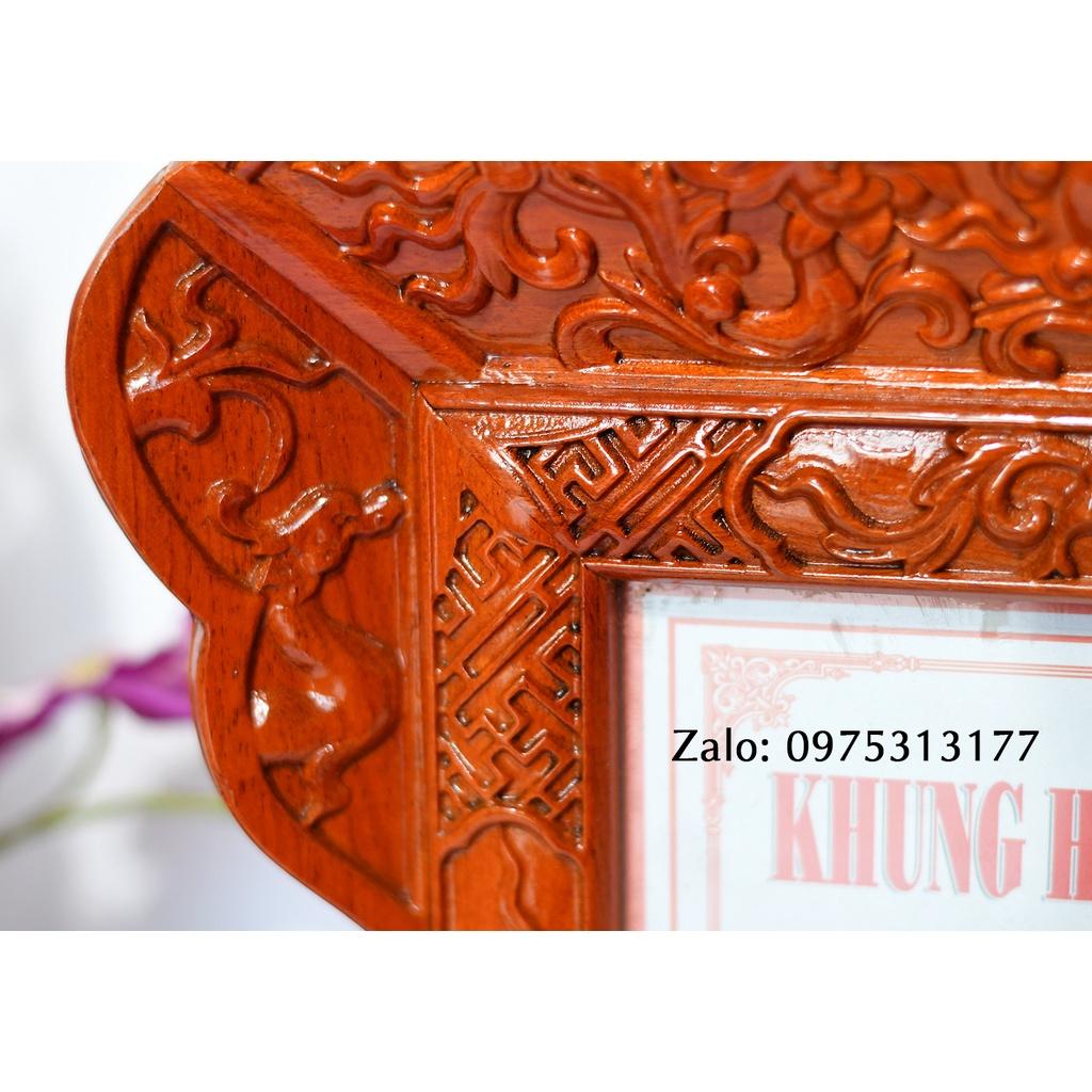 KHUNG HÌNH ẢNH THỜ GỖ GÕ 20 X 25 (01)