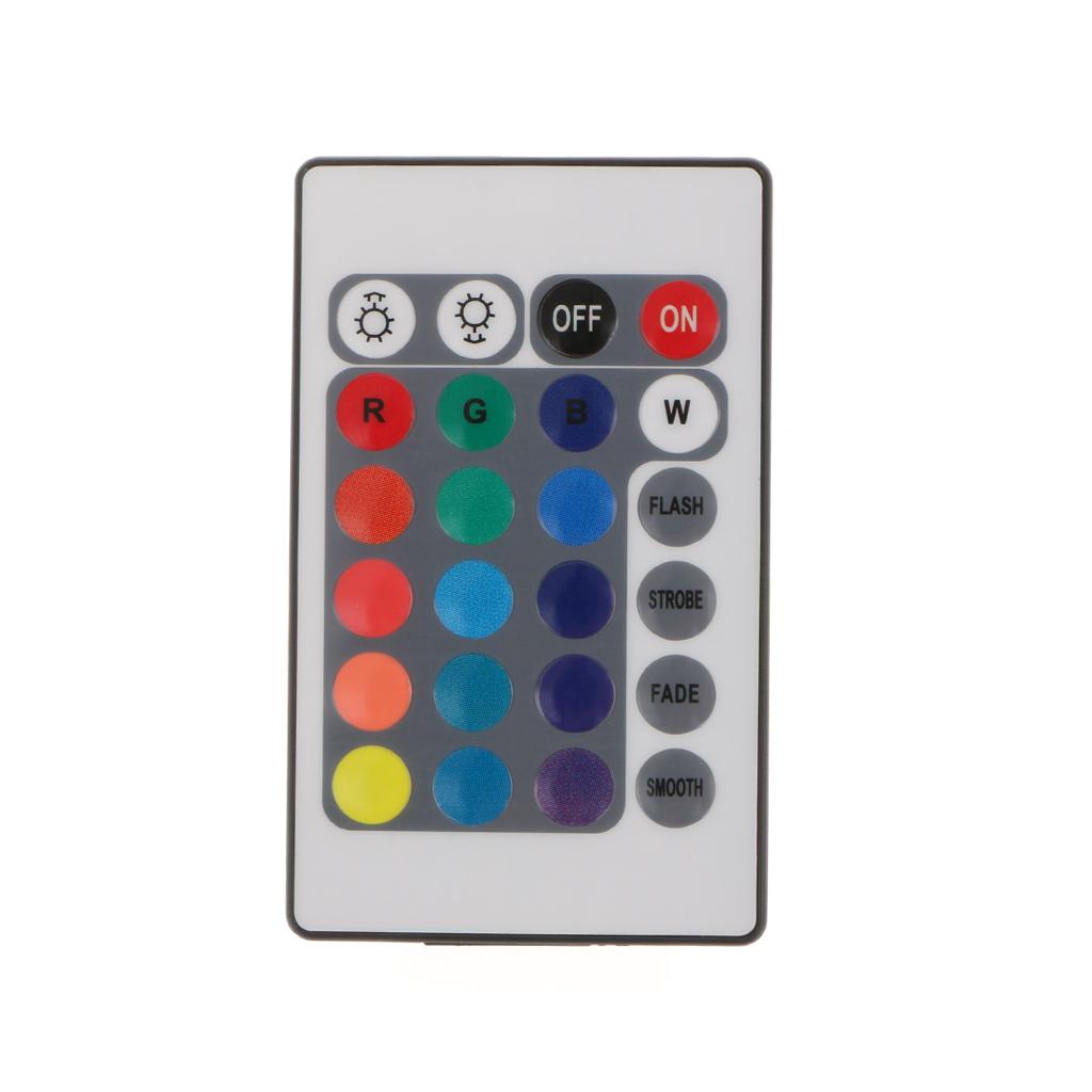 Round Battery Power RGB LED Display Exhibition Base Stand with Remote Controller