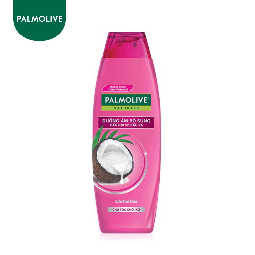 Dầu gội có dầu xả Palmolive Naturals suôn mượt và dưỡng ẩm thiên nhiên 180ml