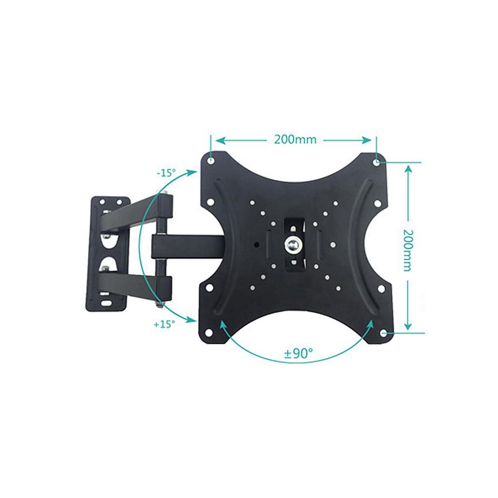 14-42'' LCD LED TV Wall Mount Bracket Computer Screen Flex Swivel Holder