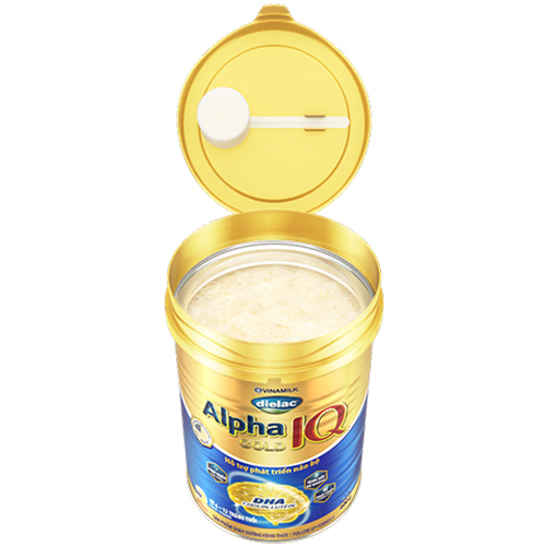 Sữa Bột Vinamilk Dielac Alpha Gold IQ Step 2 Hộp Thiếc (400g)