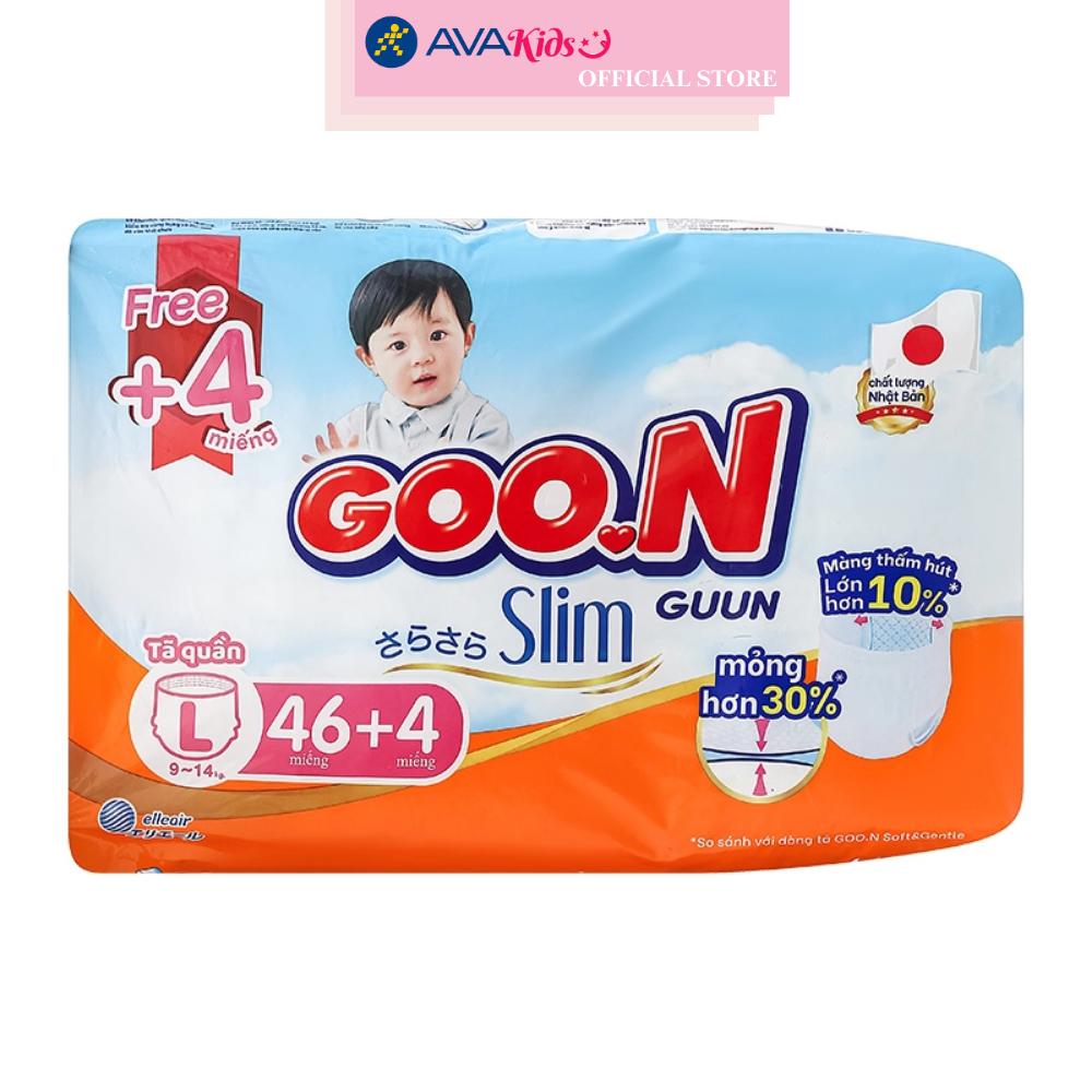 Tã quần GOO.N Slim size L 46 + 4 miếng (9 - 14 kg)