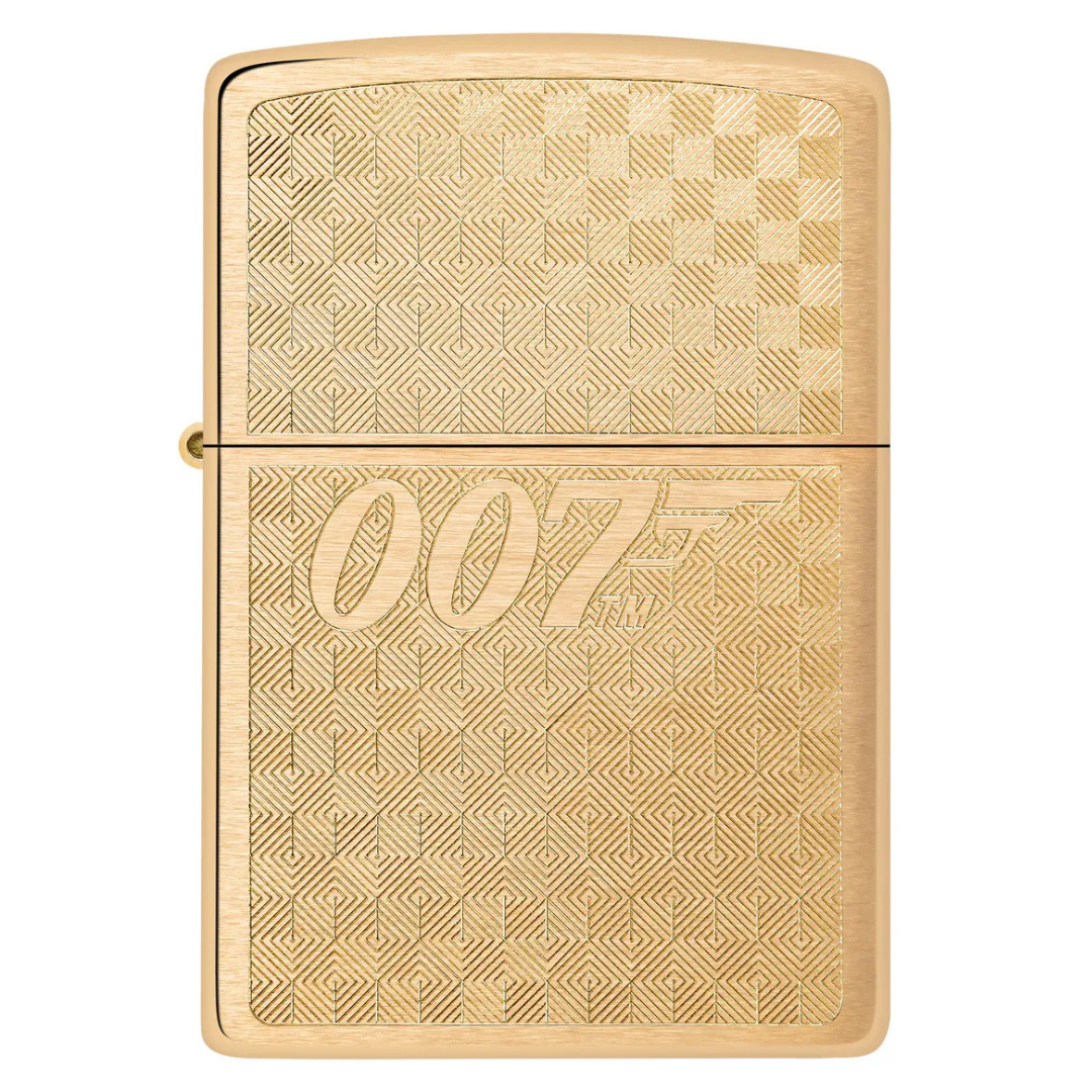 Bật Lửa Zippo Chính Hãng James Bond 007 Textured Design - Zippo Mỹ Khắc Logo Điệp Viên Cao Cấp