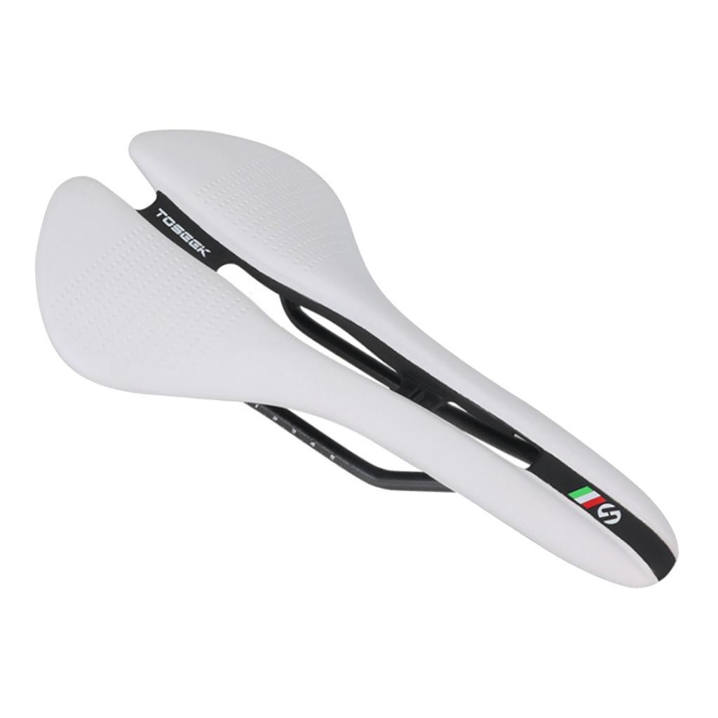 Seat Saddle Racing Road Cycling Hollow Shockproof Saddle Pad Black