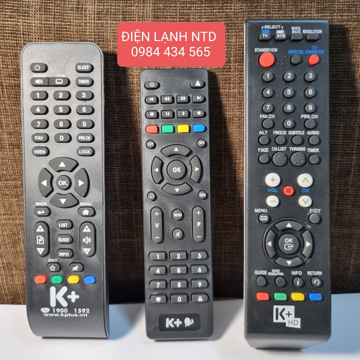 Điều khiển K+/remote K+/remote điều khiển K+