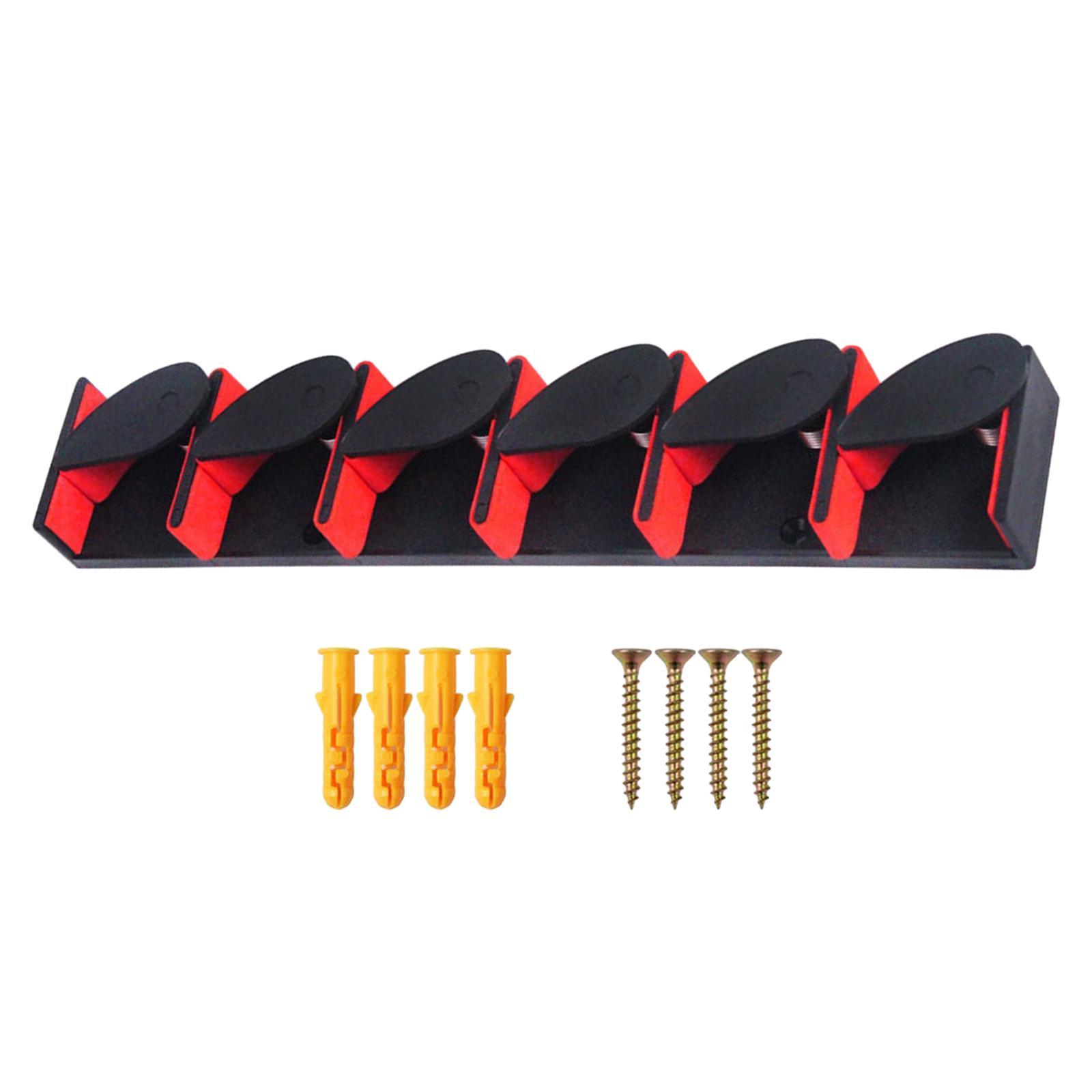 Fishing Rod Holder Vertical 6 Rods Rod Stand for Garage Storage Wall Mounted