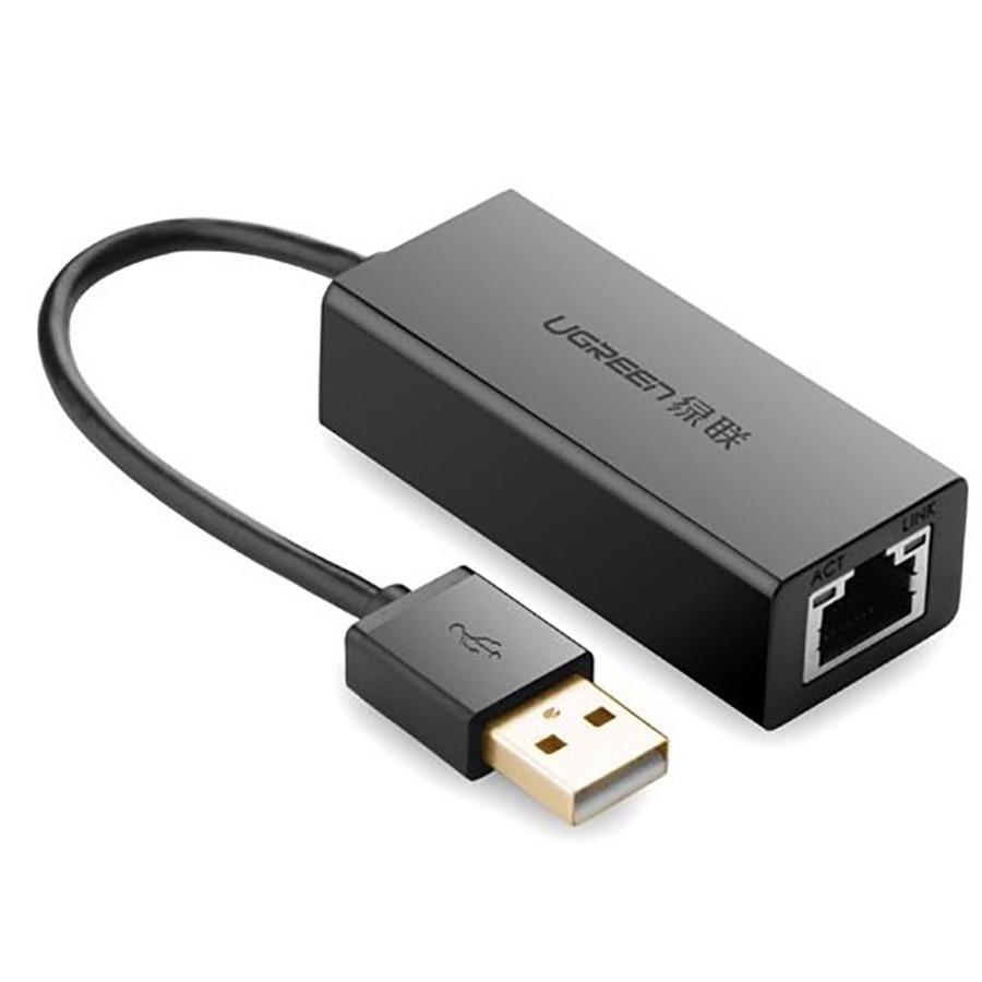 Cáp USB to Lan Ugreen 20254 tốc độ 10/100Mbps chính hãng - Hàng Chính Hãng