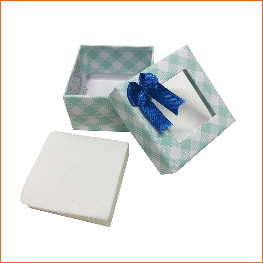 10 Hộp quà Vuông (Kiếng) Phượng Hoàng V046 - 6 x 6 x 3,5 cm - GIao mẫu ngẫu nhiên