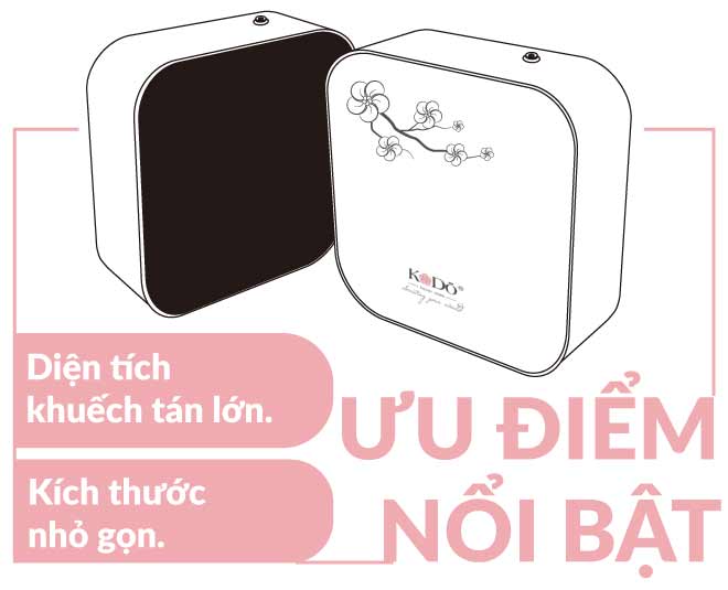 KODO 210S - Máy Khuếch Tán Tinh Dầu Thiên Nhiên 150m2