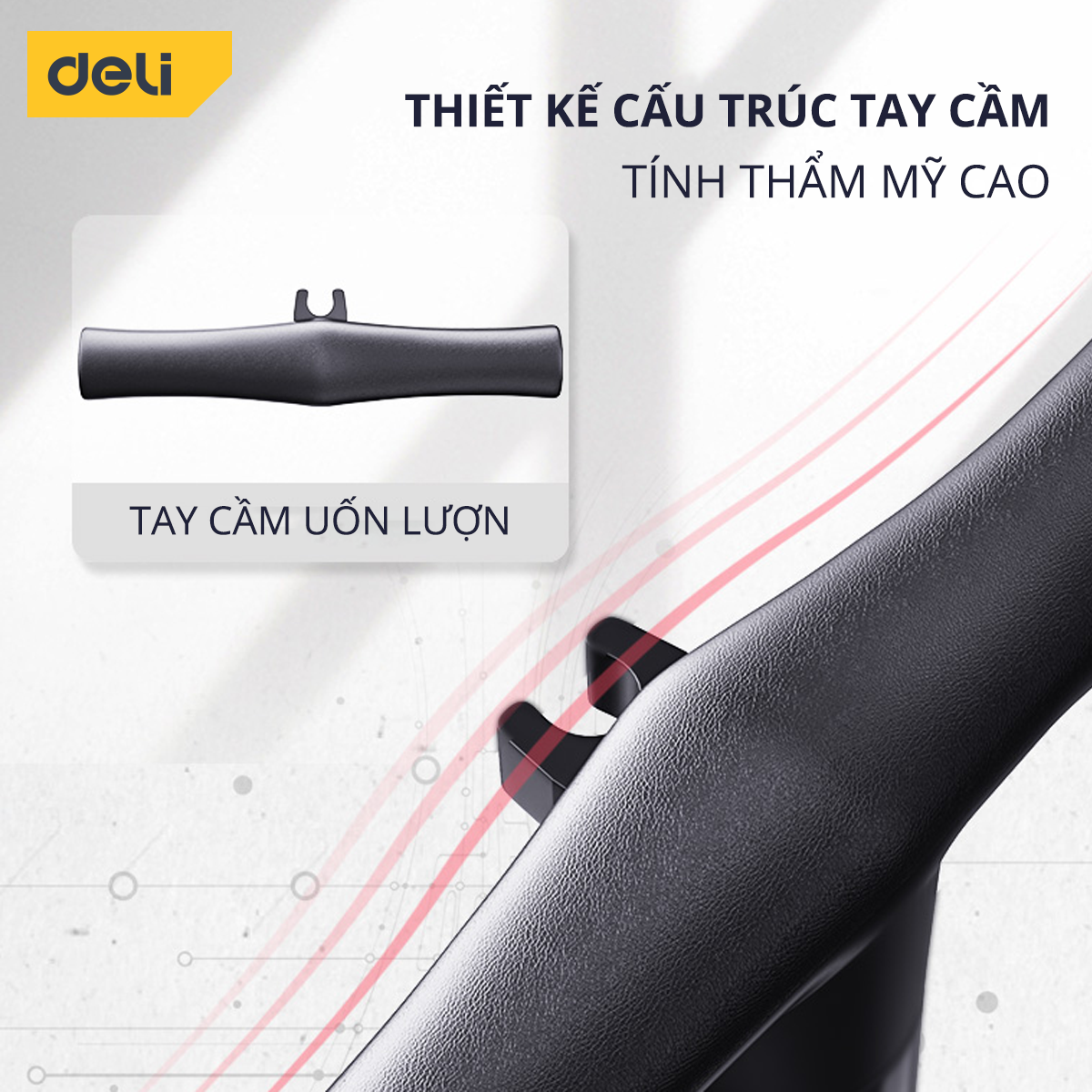 Bơm Xe Đạp Cầm Tay Deli Cao Cấp - Siêu Nhẹ, Nhỏ Gọn, Tiện Lợi, Dễ Dàng Di Chuyển - Áp Suất Cao - DL880006