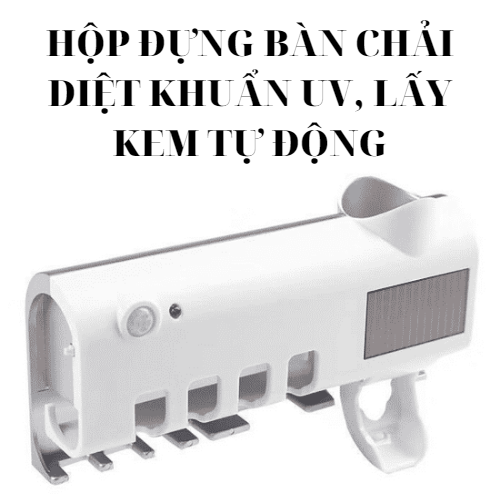 Hộp đựng bàn chải đánh răng diệt khuẩn bằng tia cực tím UV