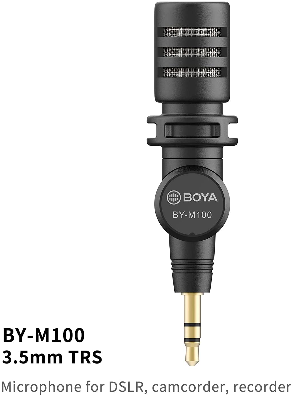 BOYA M100, Micro Thu Âm Mini Dành Cho Máy Ảnh DSLR, Camcorder, Recorder - Hàng Chính Hãng